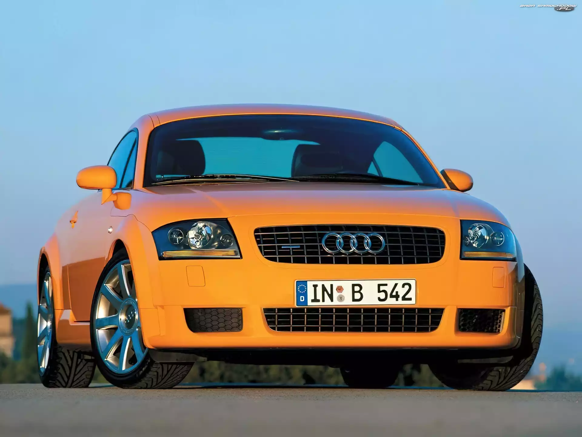 Przód, Pomarańczowe, Audi TT