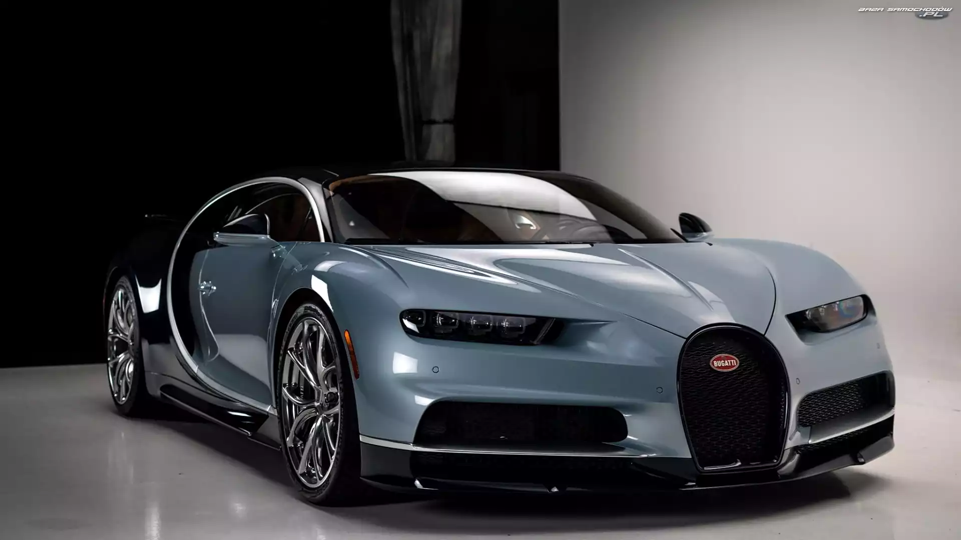 Przód, Bugatti Chiron, 2016