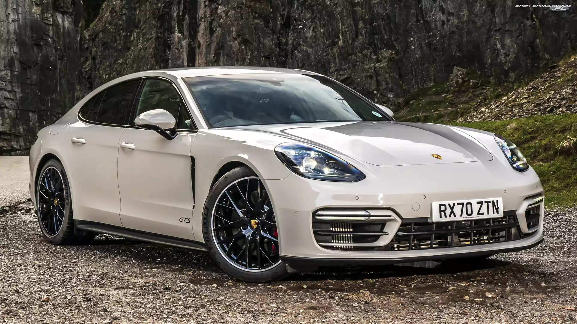 Przód, Porsche Panamera GTS, 2020