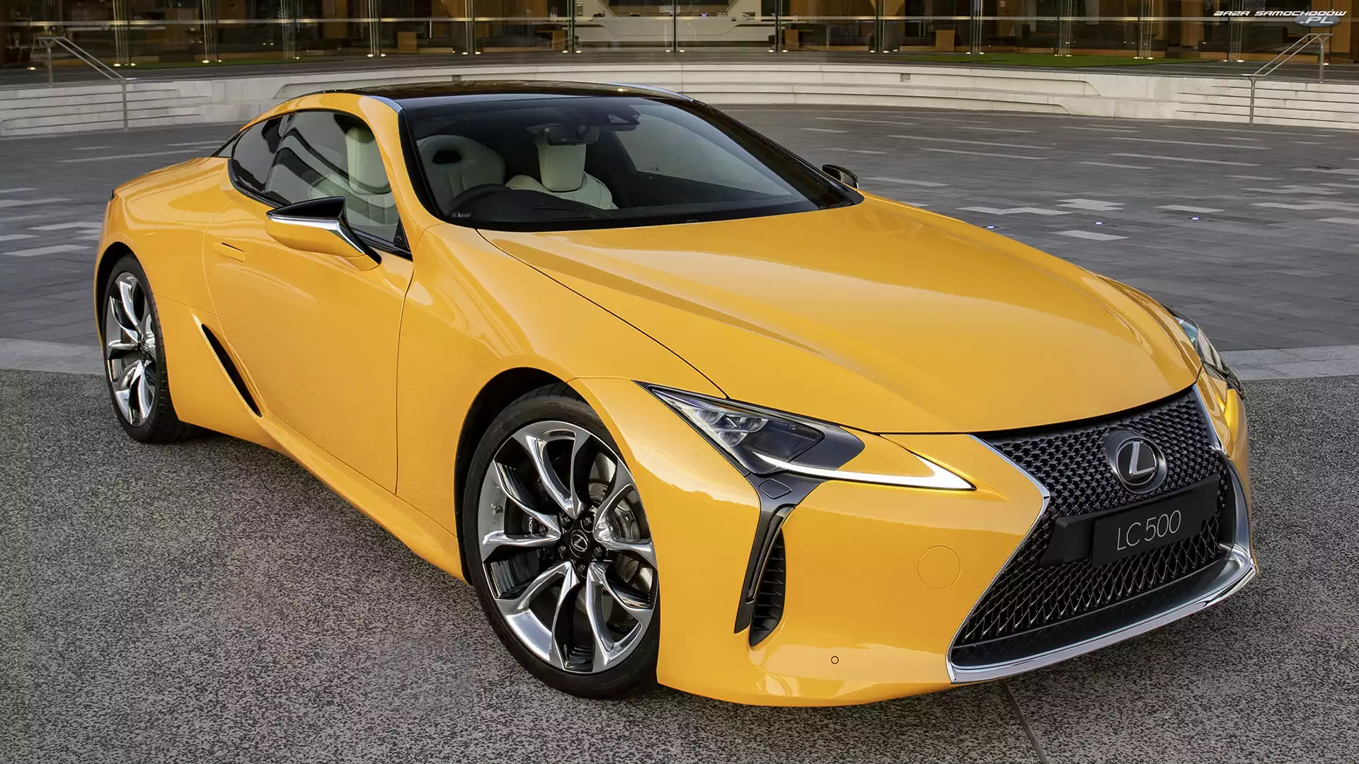 Przód, Żółty, Lexus LC 500