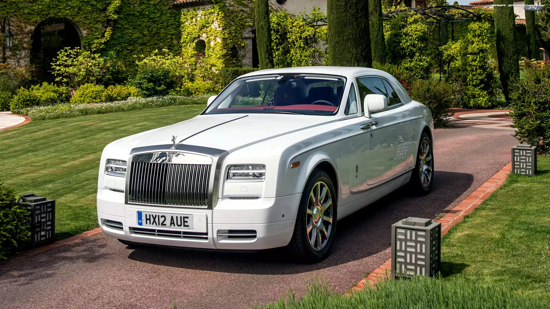 Przód, Biały, Rolls-Royce Phantom