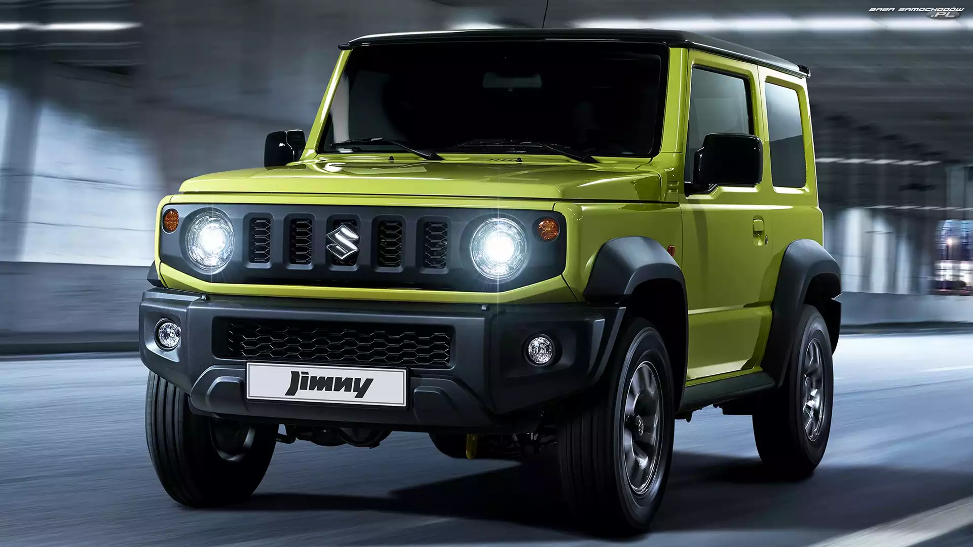Przód, Zielony, Suzuki Jimny