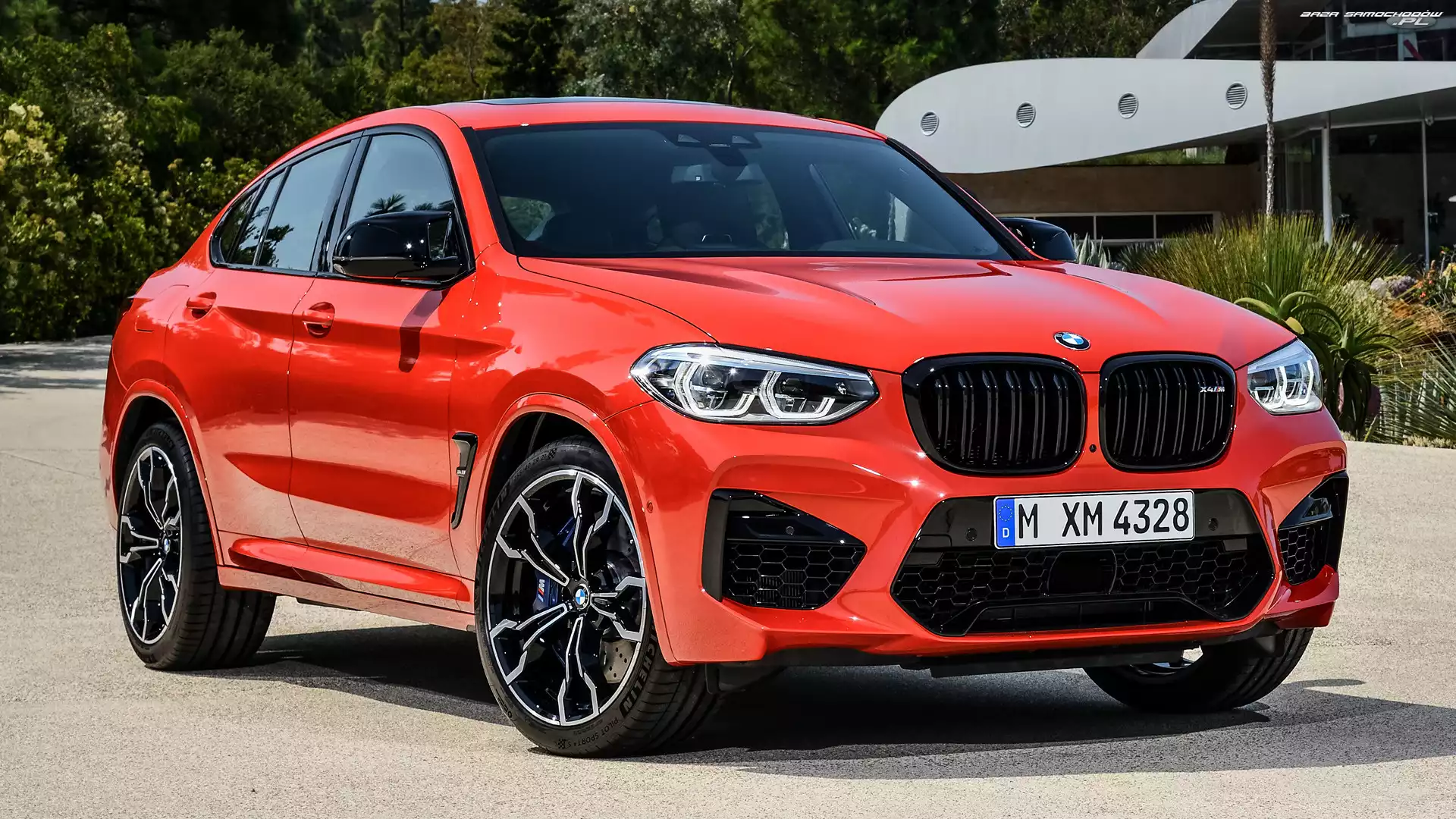 Przód, Czerwone, BMW X4 M