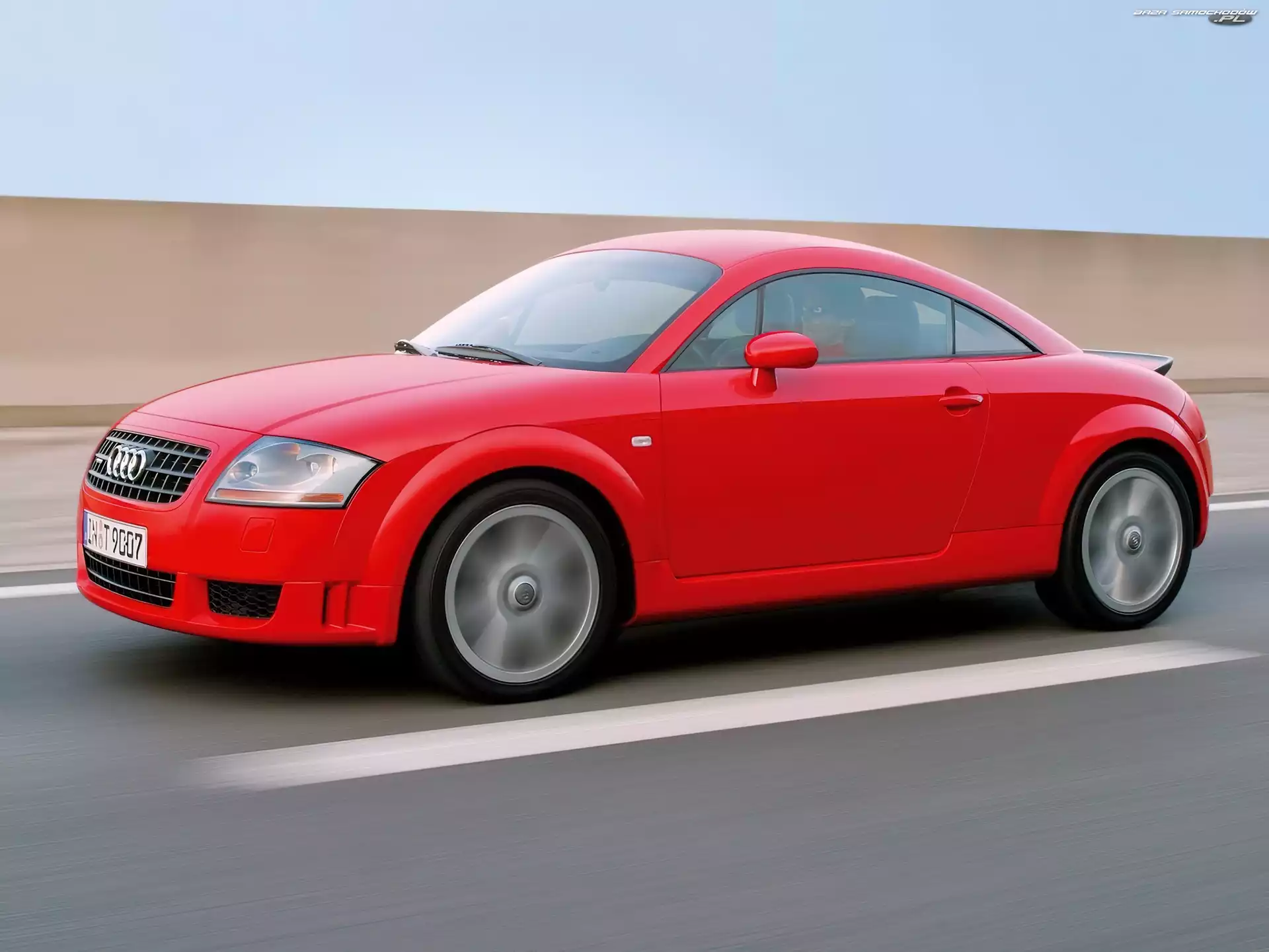 Pustynia, Czerwone, Audi TT