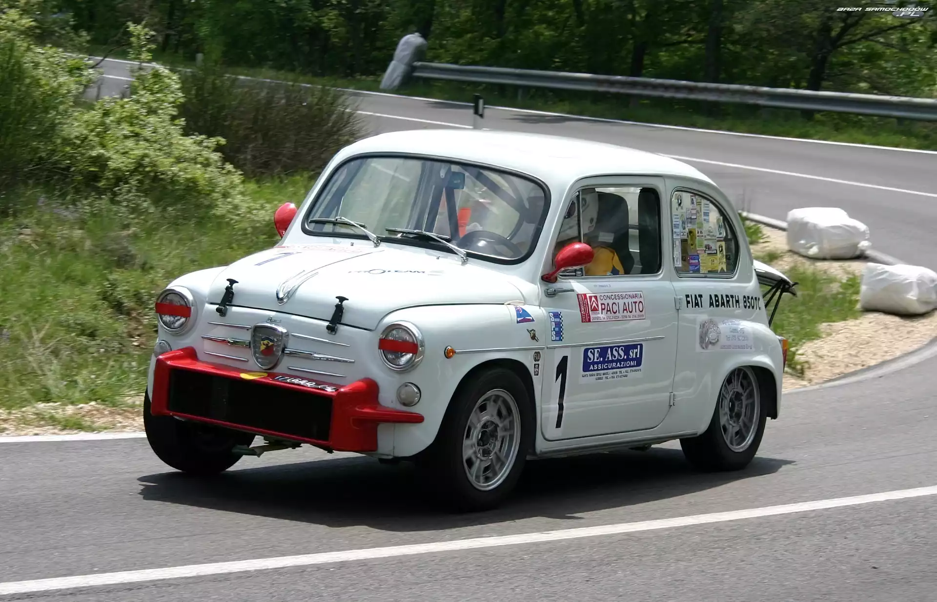 Abarth 595, Rajd, Serpentyna, Naklejki