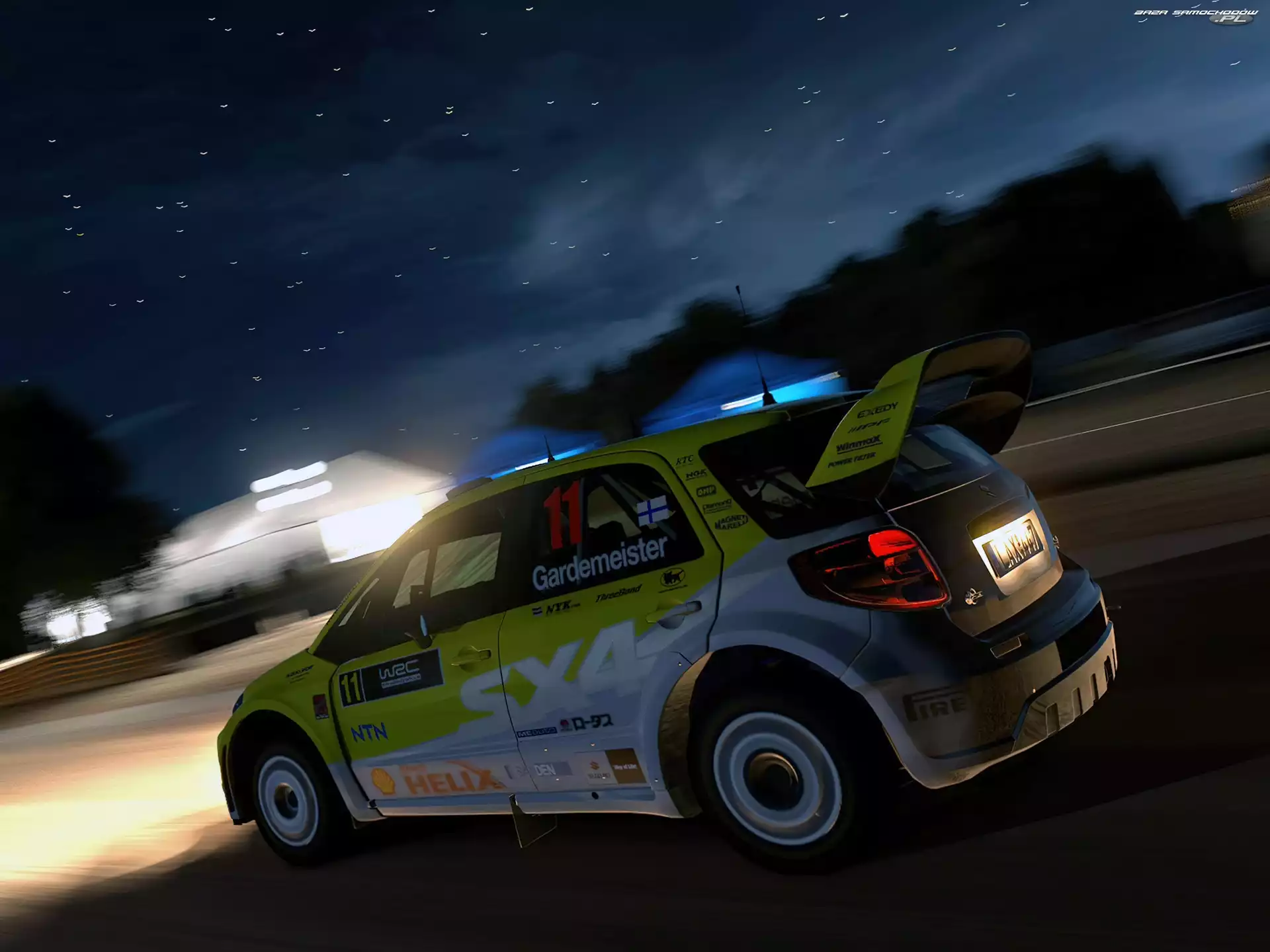Rajd, Suzuki SX4, Nocny