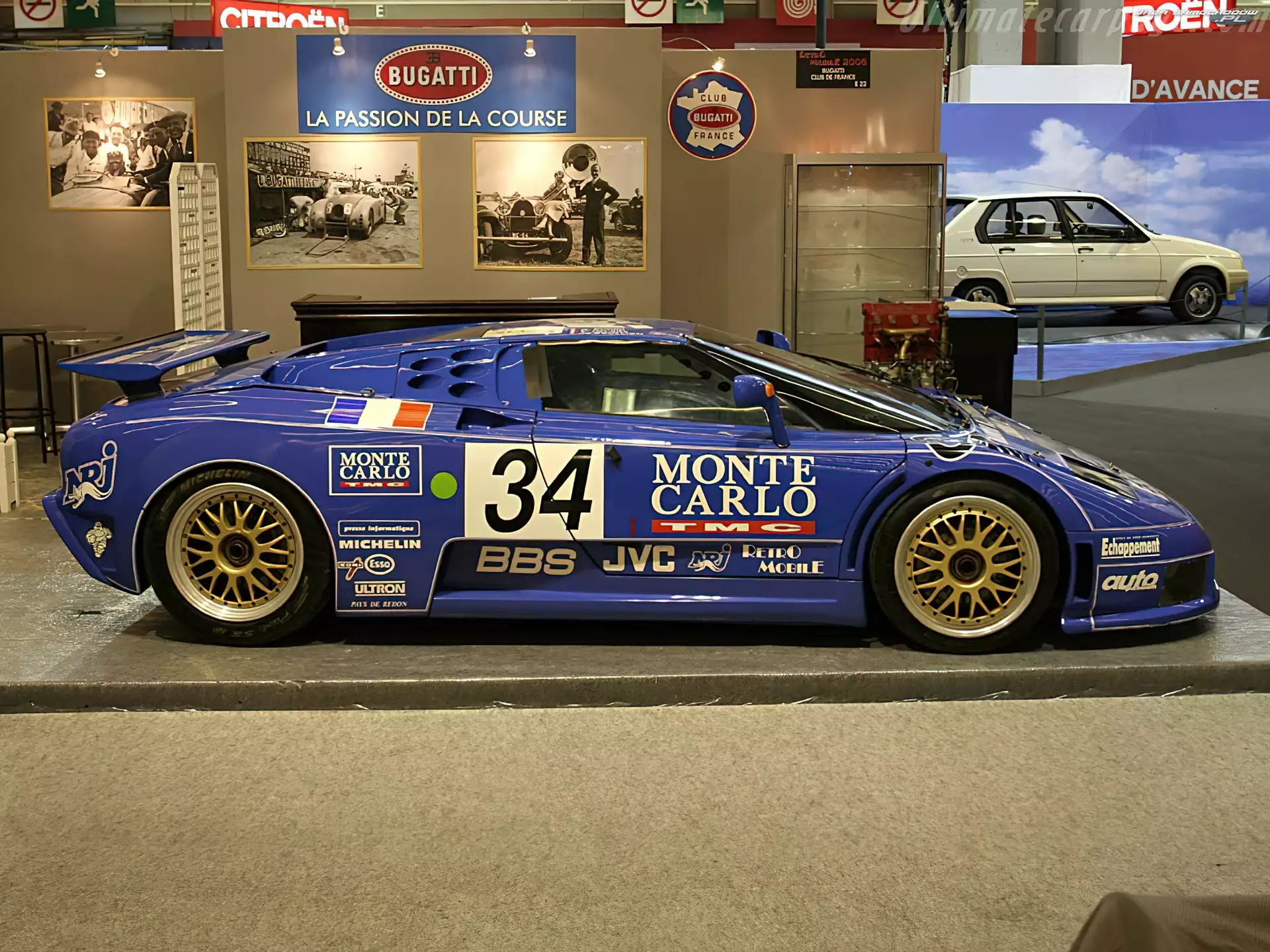 Rajdowy, Bugatti EB 110, Samochód