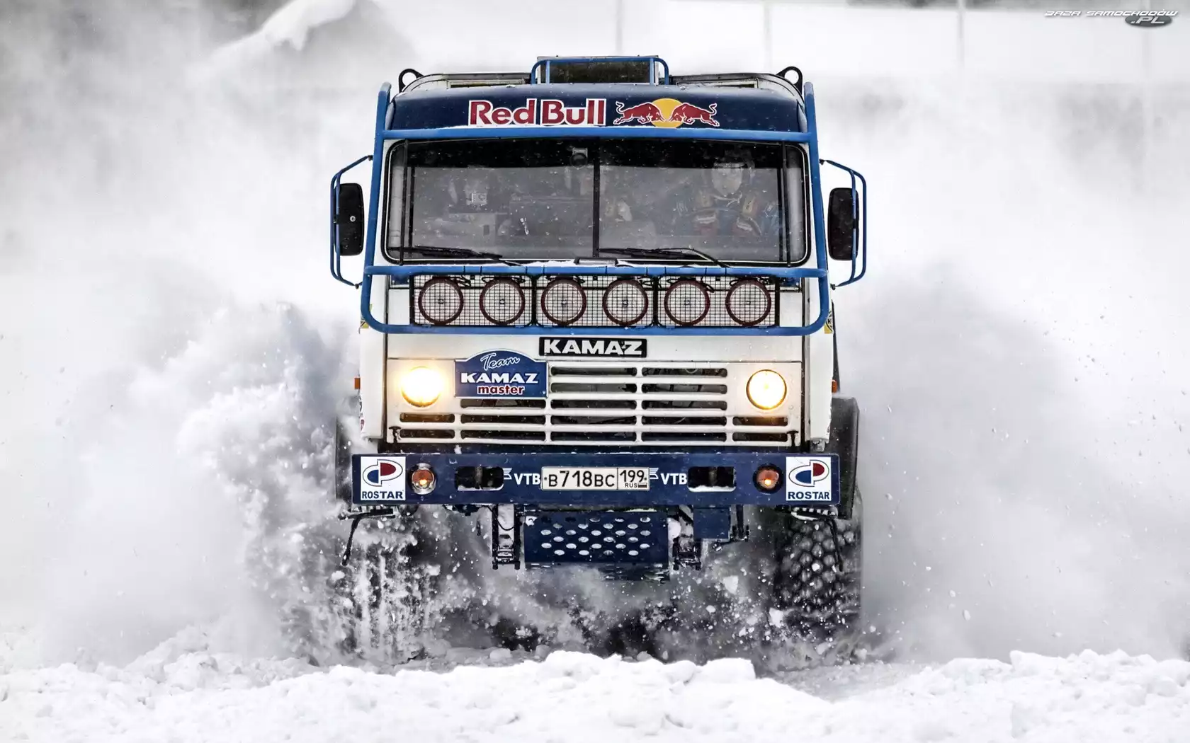 Śnieg, Rajdowy, Kamaz