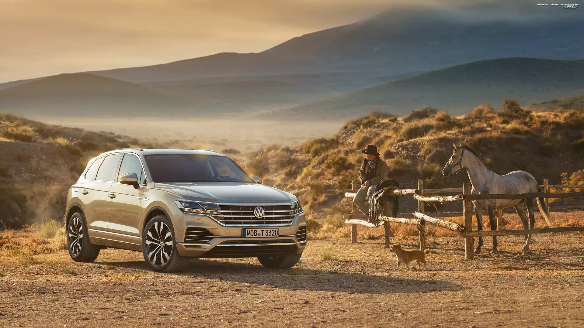 Ranczo, Volkswagen Touareg, Koń