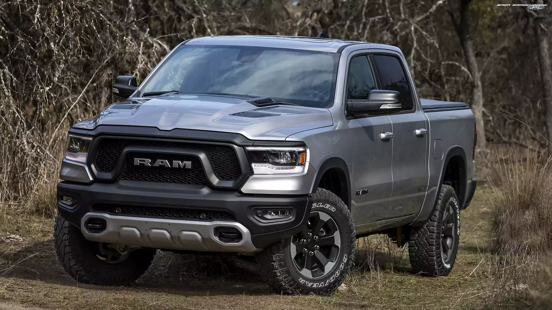 Rebel, Srebrny, Dodge Ram 1500