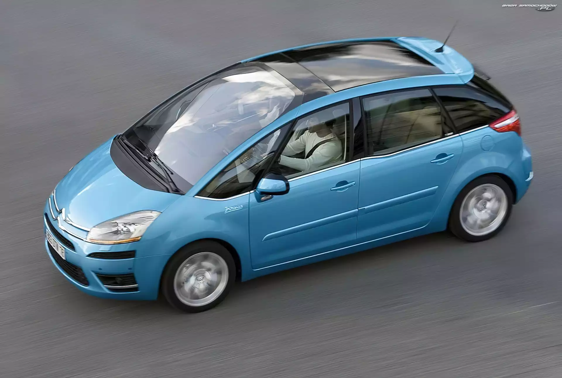 Reflektor, Błękitny, Citroen C4 Picasso