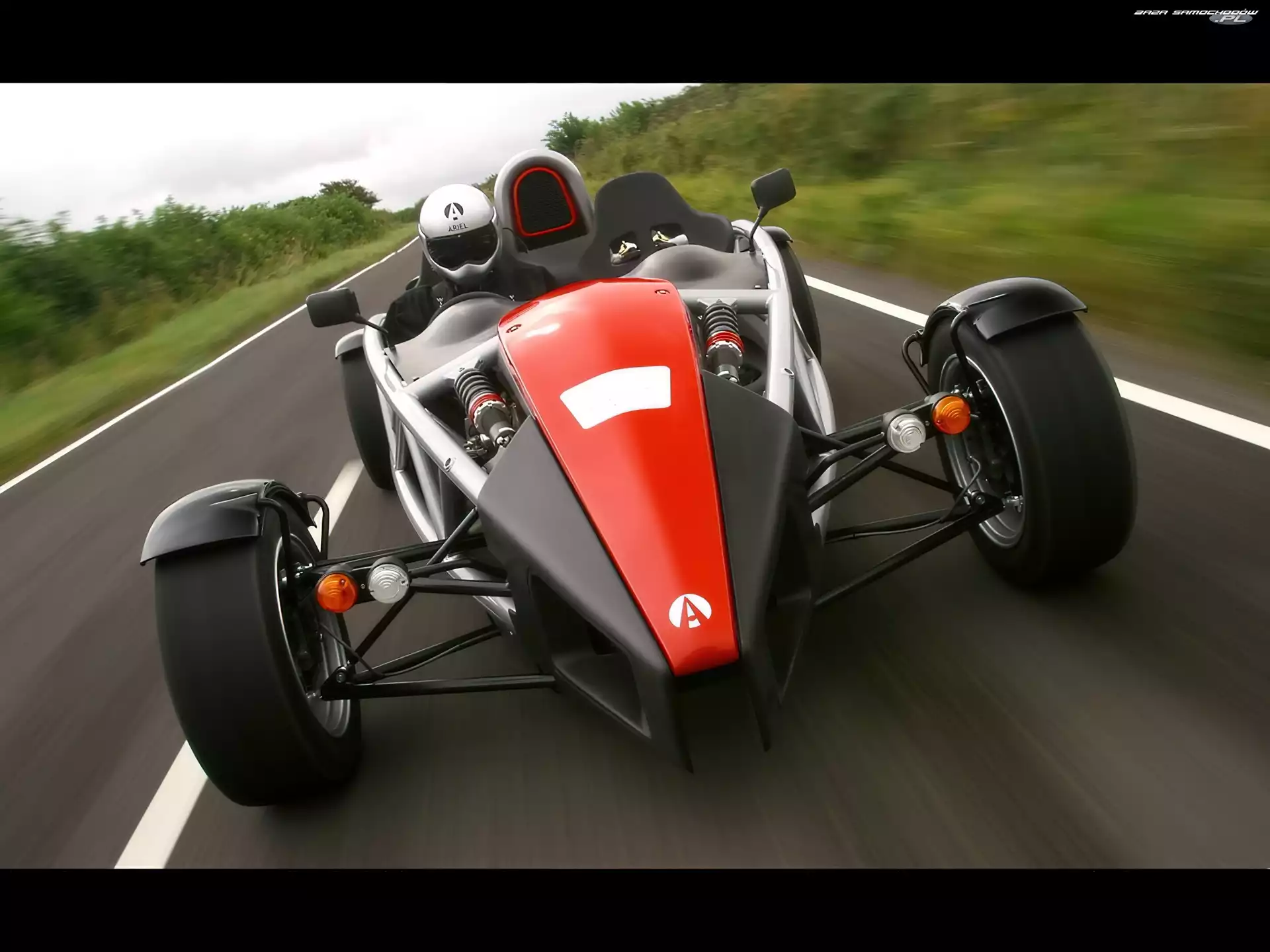 Reflektory, Przód, Ariel Atom