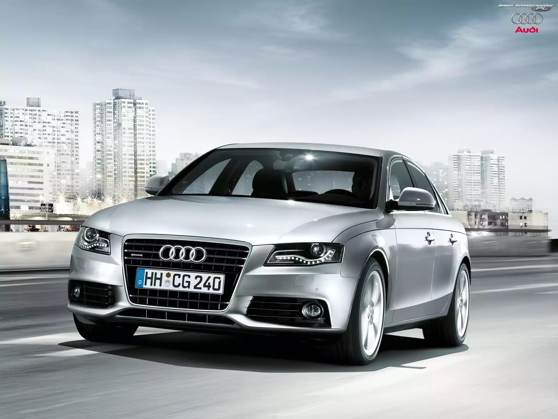Reflektory, Audi A4 B8, Quattro