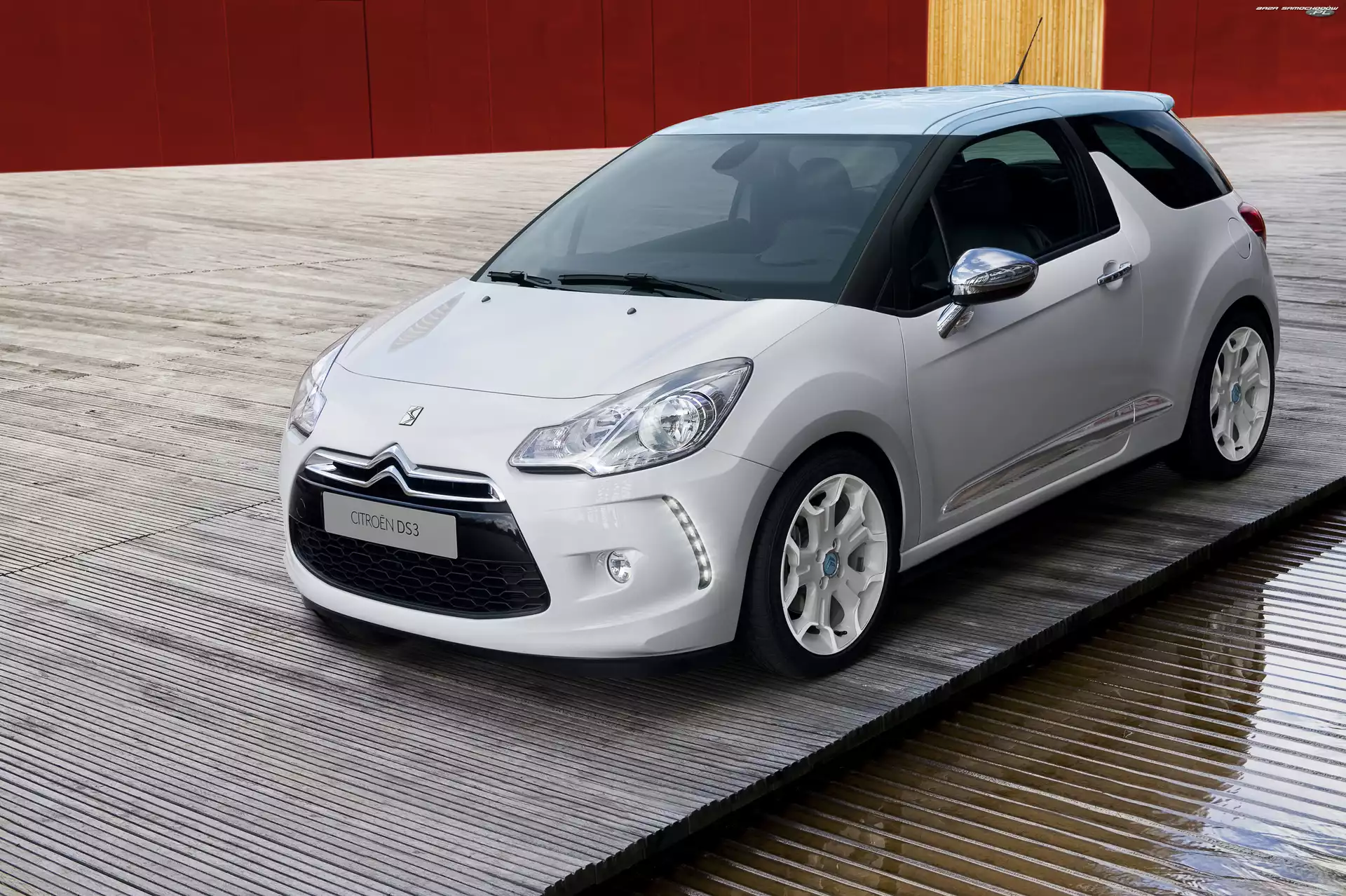 Reflektory, Biały, Citroen DS3