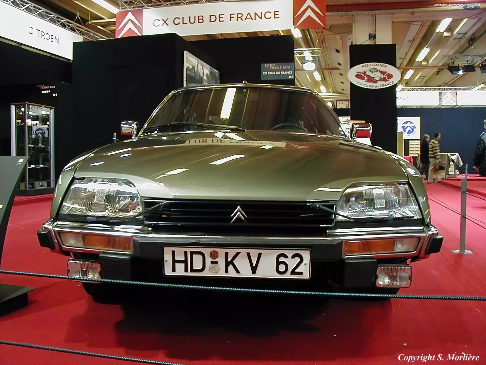 Reflektory, Przód, Citroen CX