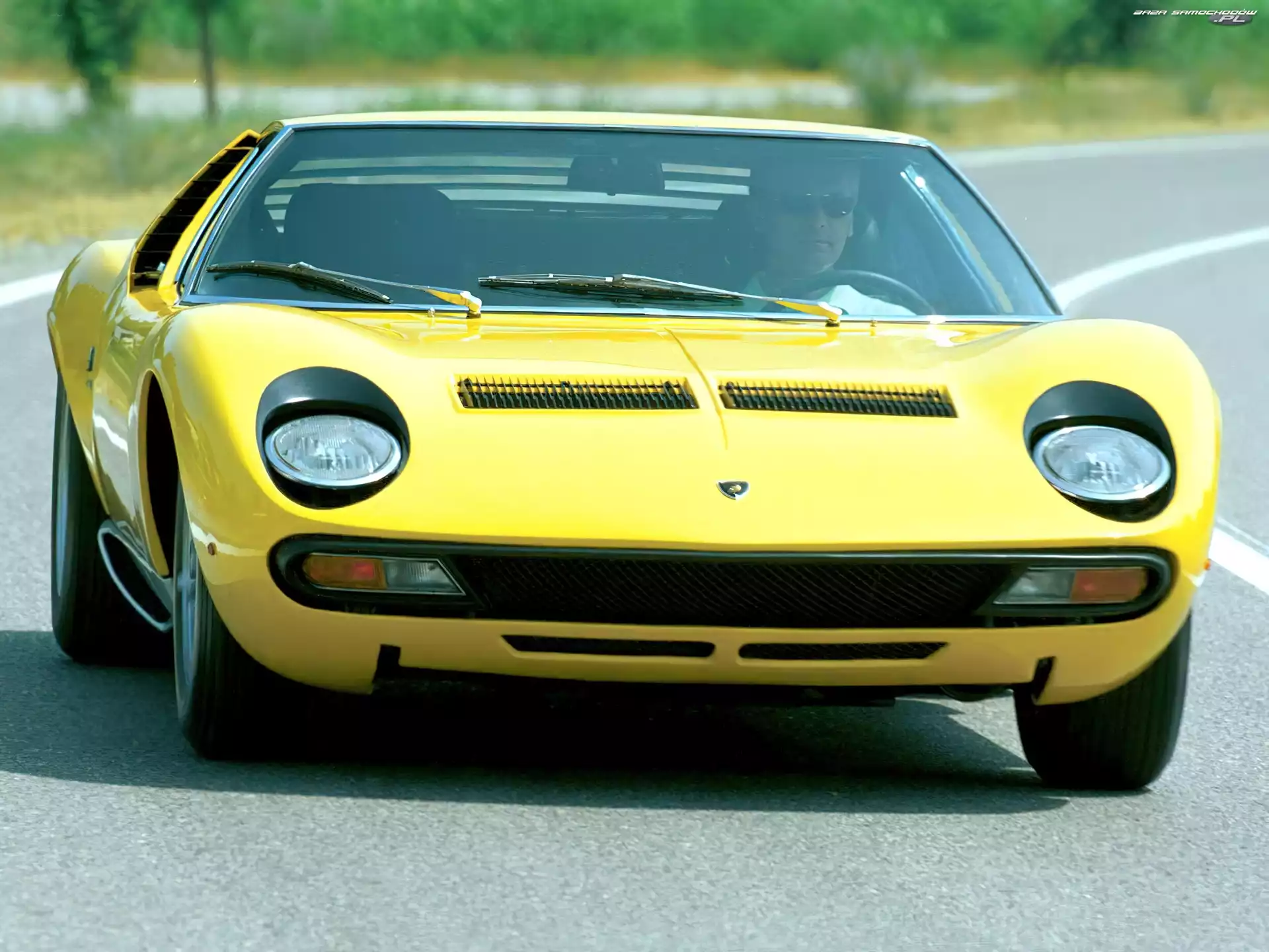 Reflektory, Przód, Lamborghini Miura