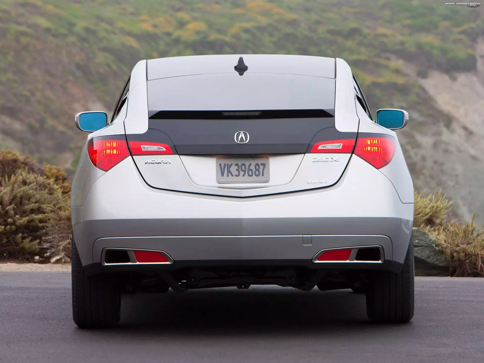 Rejestracja, Tył, Acura ZDX
