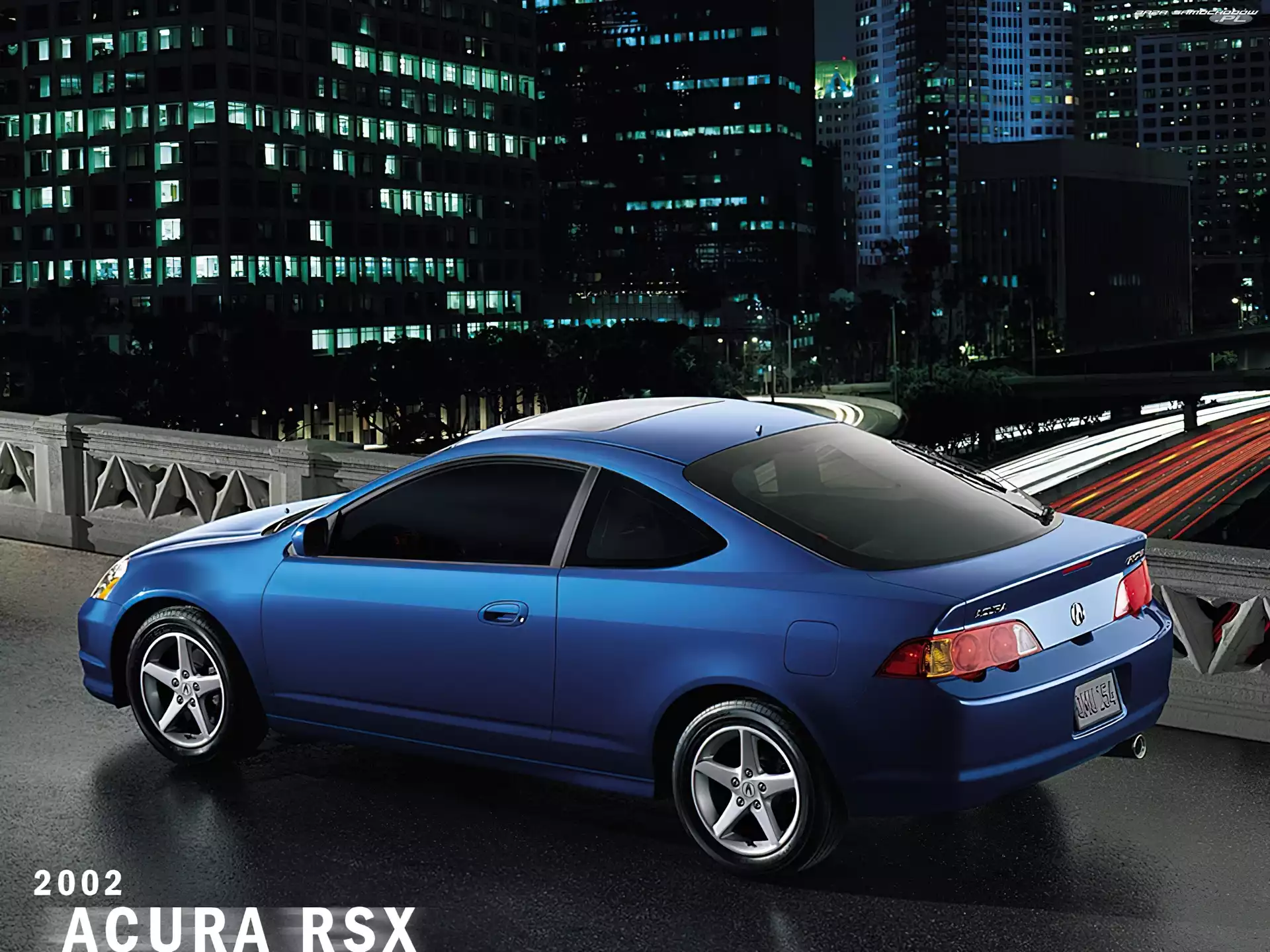 Acura RSX, Reklama, Miasto, Noc