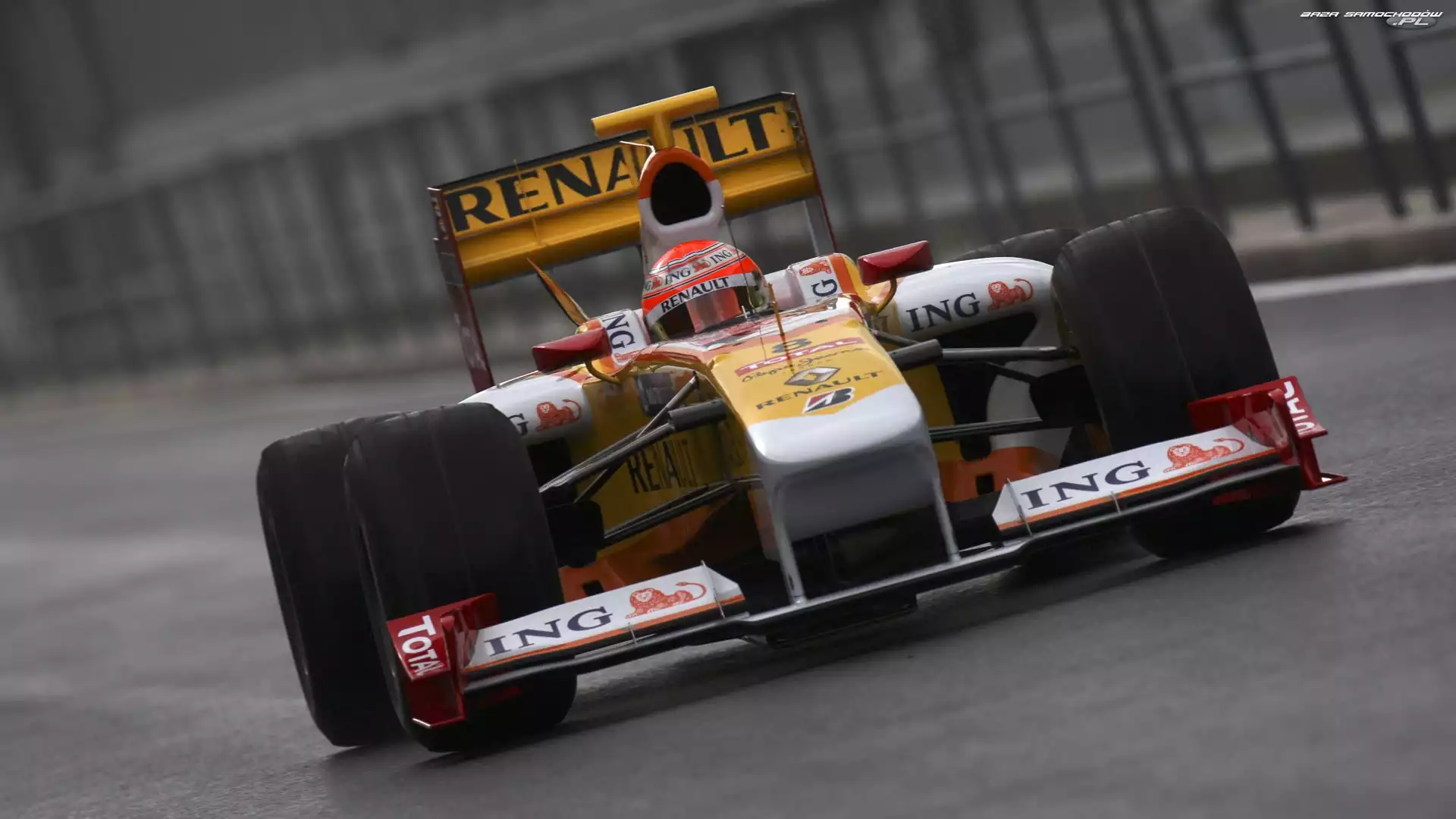 Renault, Przód, Formuła 1, Widok