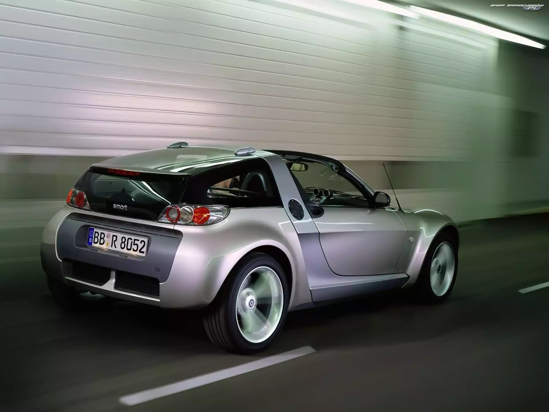 Srebrny, Smart Roadster