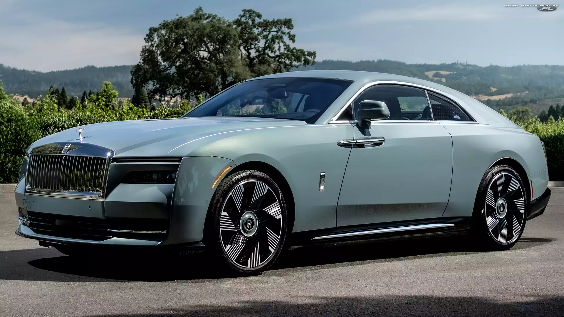 Bok, Rolls-Royce Spectre, Przód