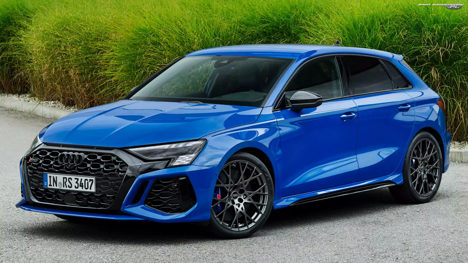 Audi RS 3 Sportback, Niebieskie