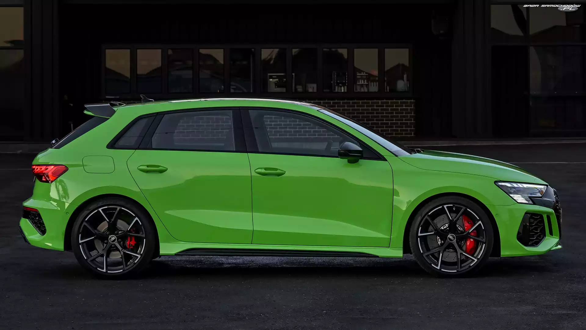 Audi RS 3 Sportback, Zielone