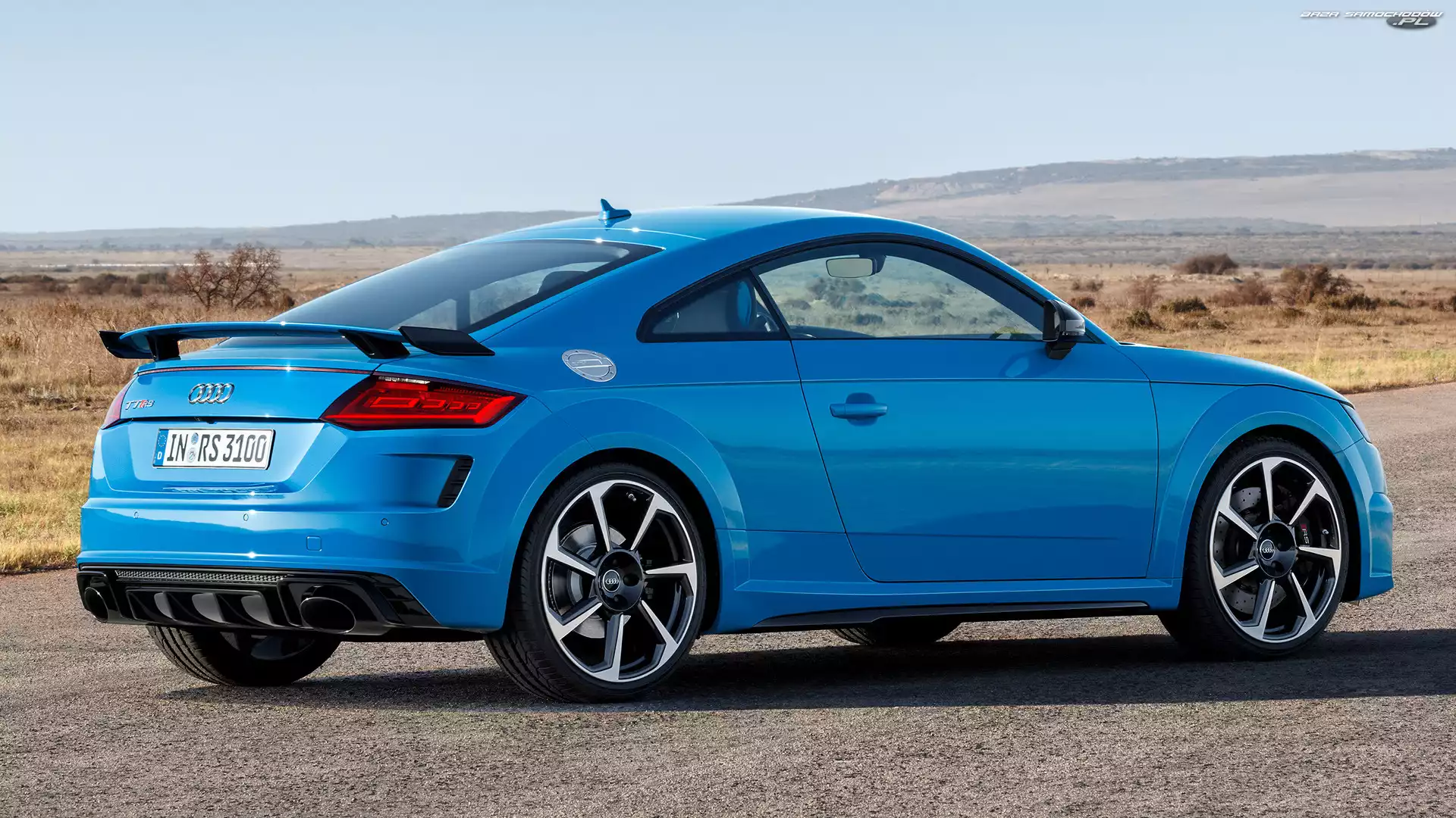 Bok, Audi TT RS Coupe, Niebieskie