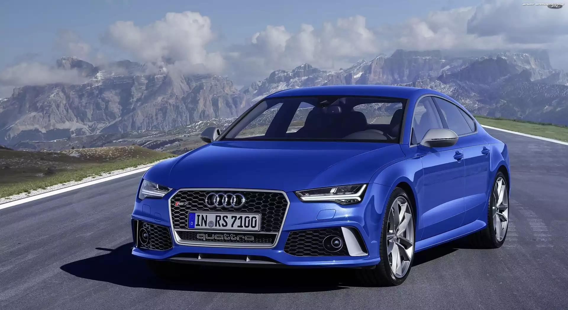 RS7, Góry, Audi, Droga