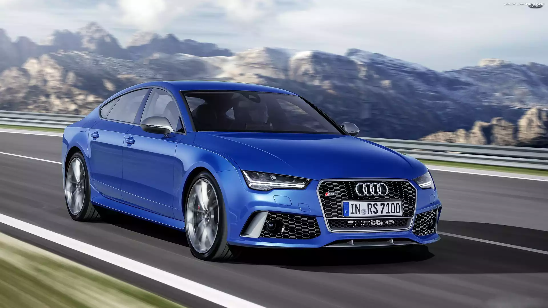 RS7, Góry, Audi, Droga