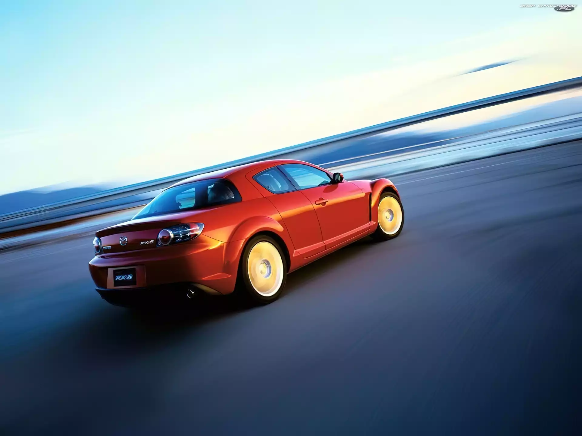 RX-8, Czerwona, Mazda