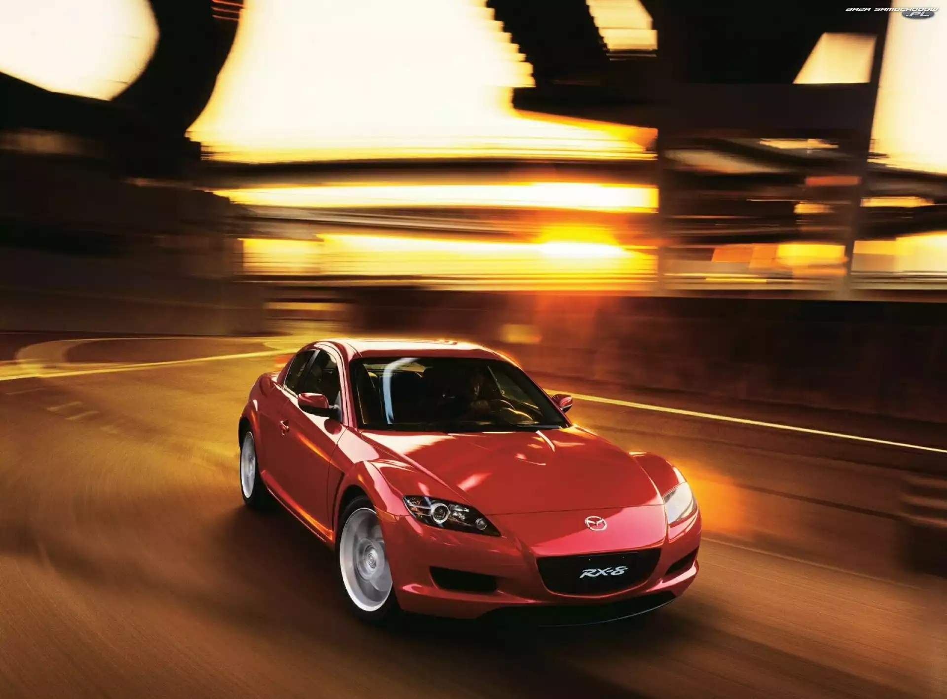 RX 8, Czerwona, Mazda