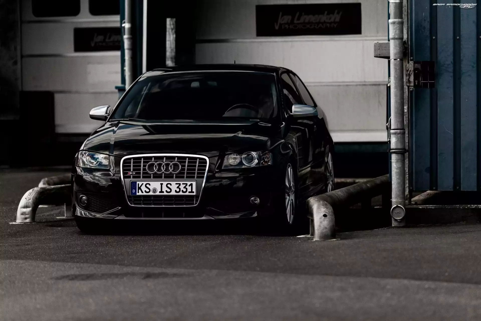 S3, Zaparkowane, Audi, Czarne