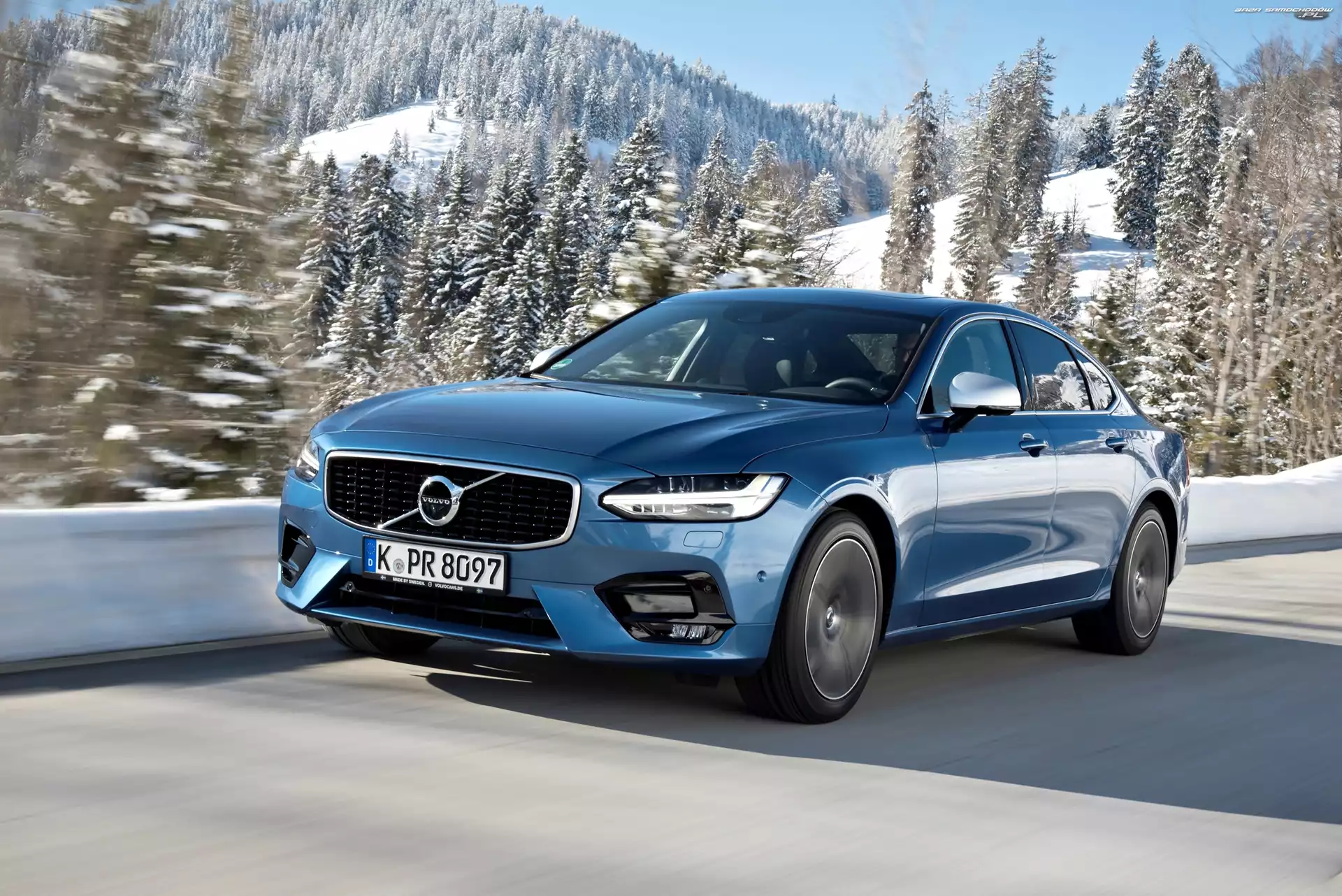 Volvo S90 T5 R-Design, 2016, Niebieskie, Sedan
