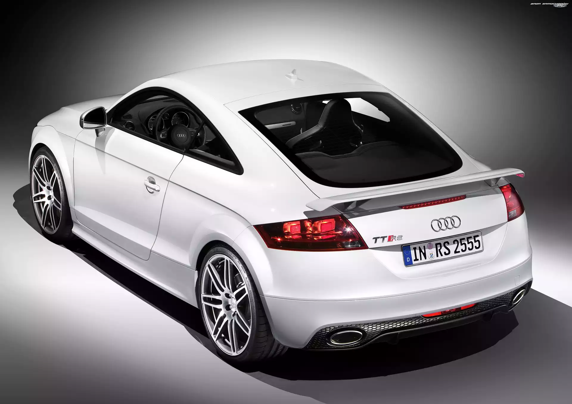 Samochód, Biały, Audi, TT