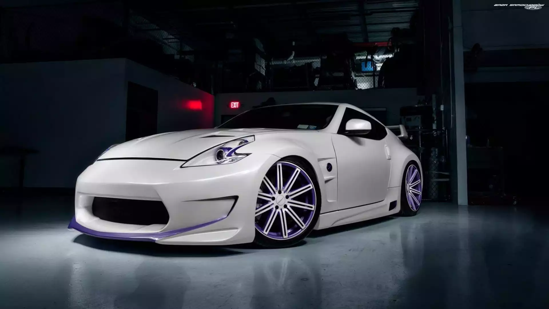 Samochód, 370Z, Biały, Nissan