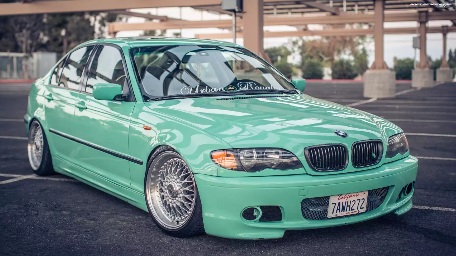 Samochód, E46, Miętowy, BMW