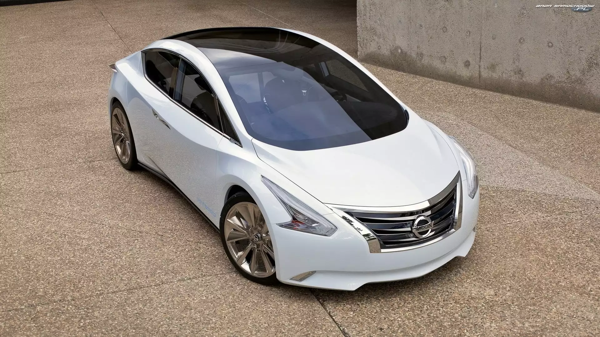 Samochód, Prototyp, Nissan, Biały