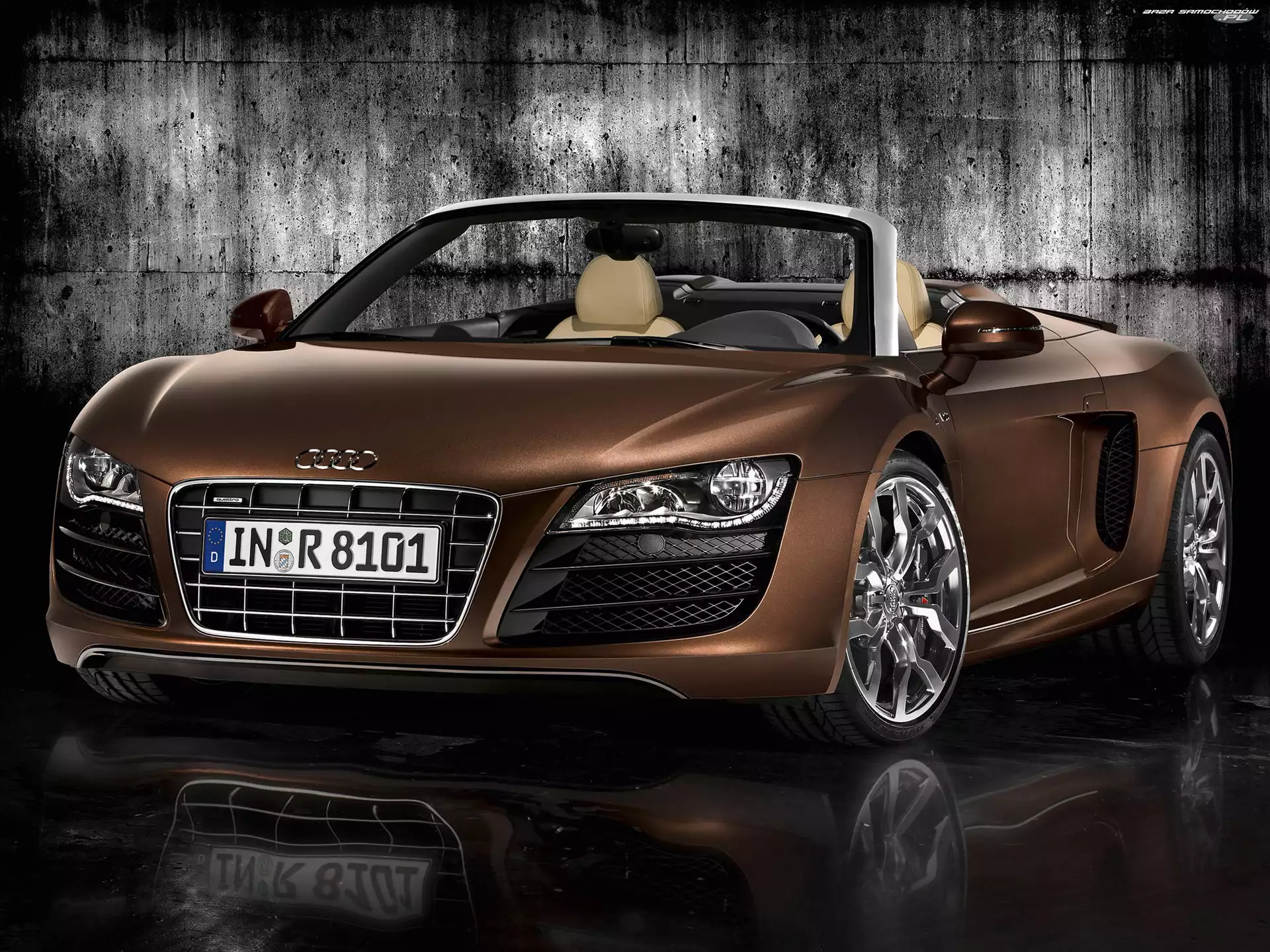 Samochód, Audi R8 Spyder, Sportowy