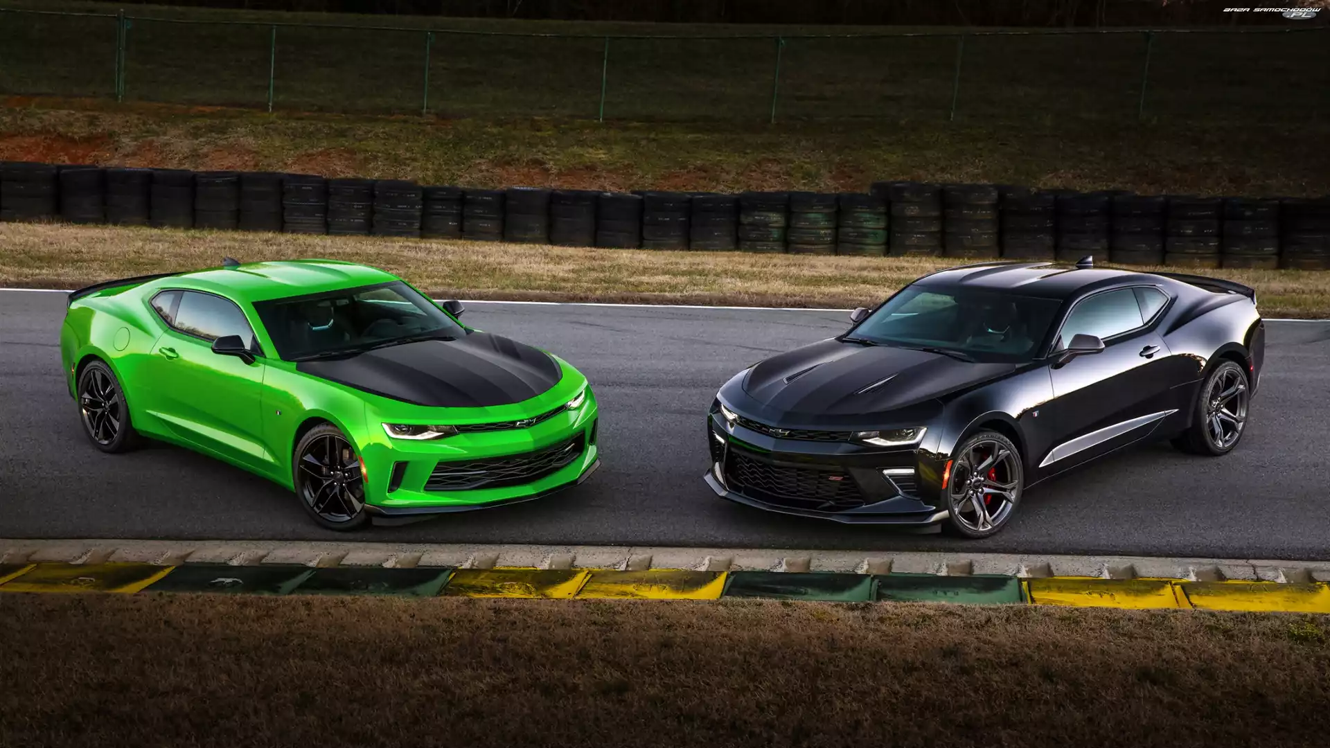 Samochody, 2017, Dwa, Chevrolet Camaro 1LE