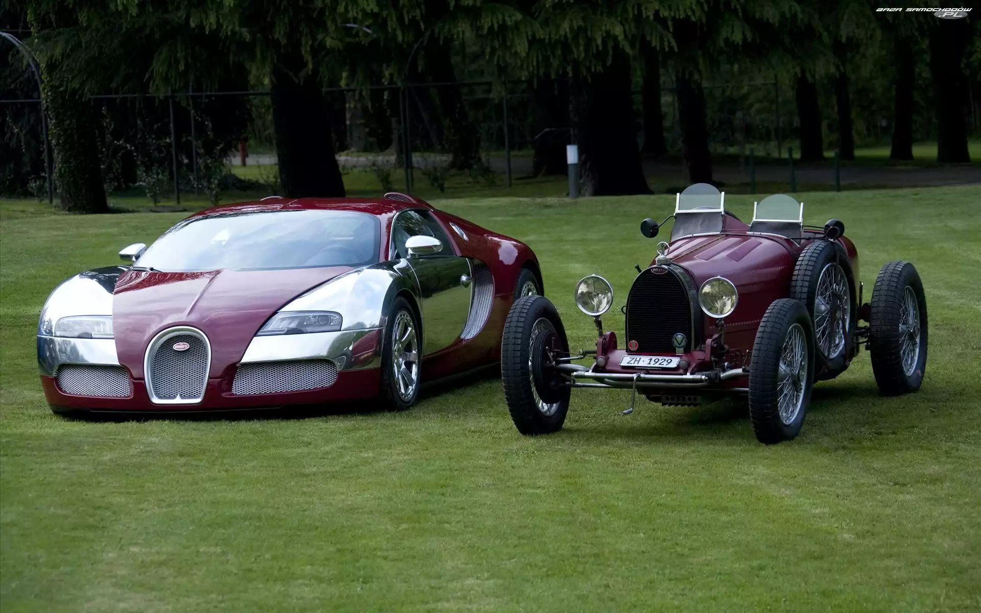 Kontrast, Samochody, Bugatti