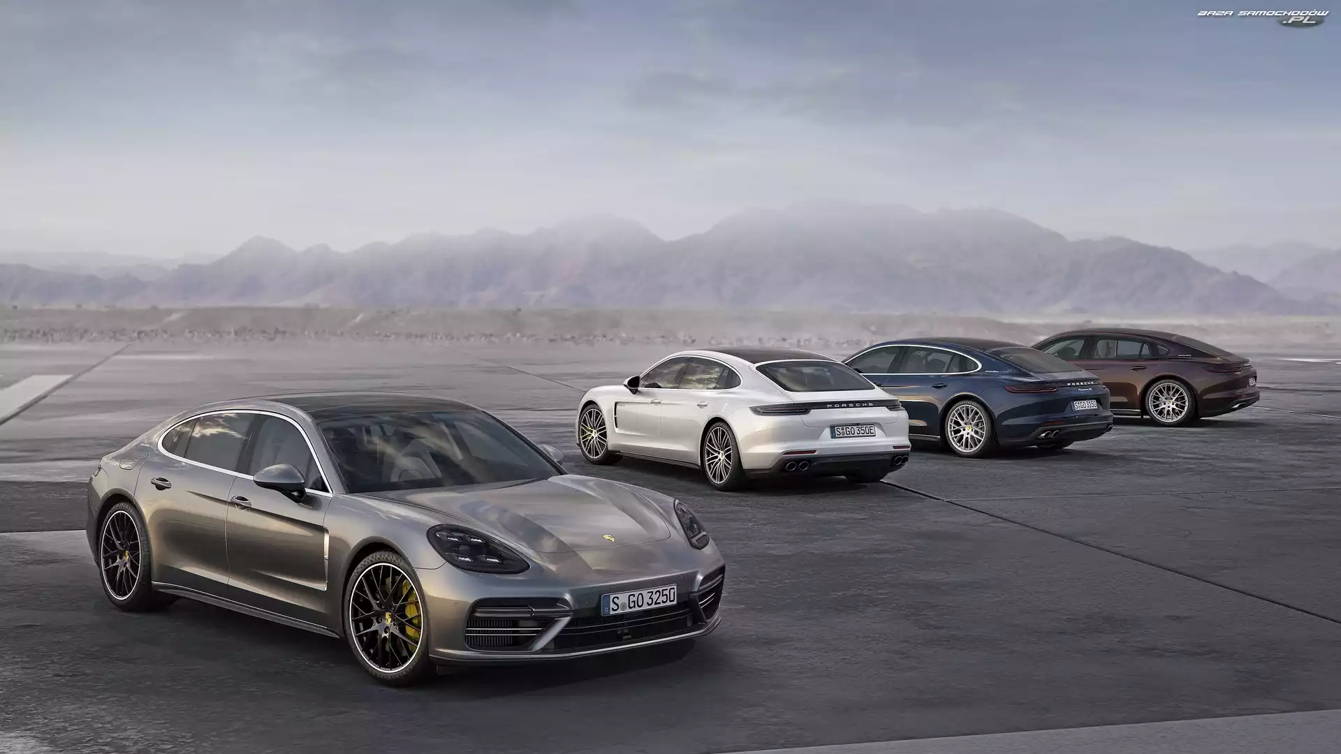 Samochody, 2017, Cztery, Porsche Panamera Executive