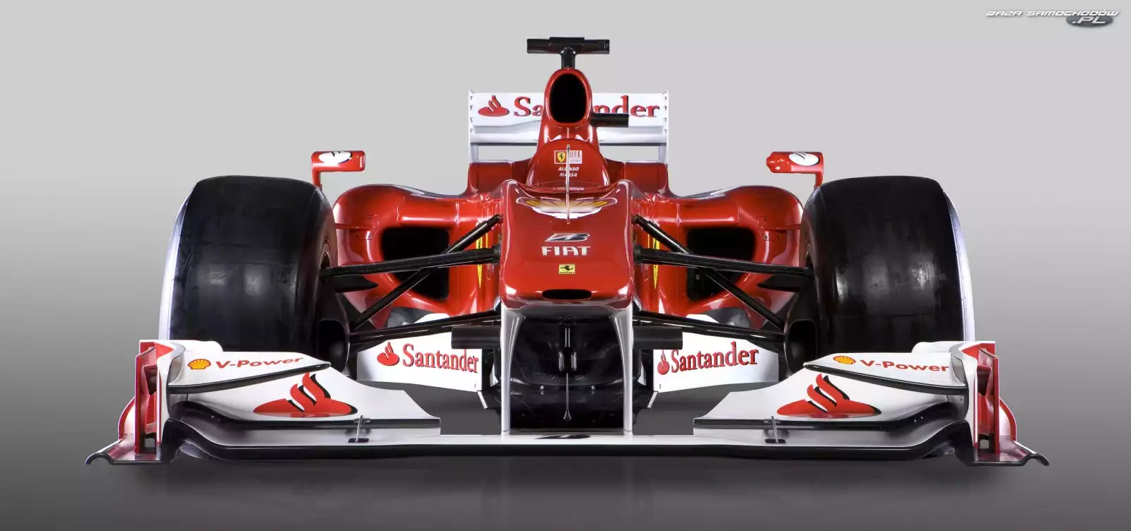 Santander, Przód, F1, Ferrari