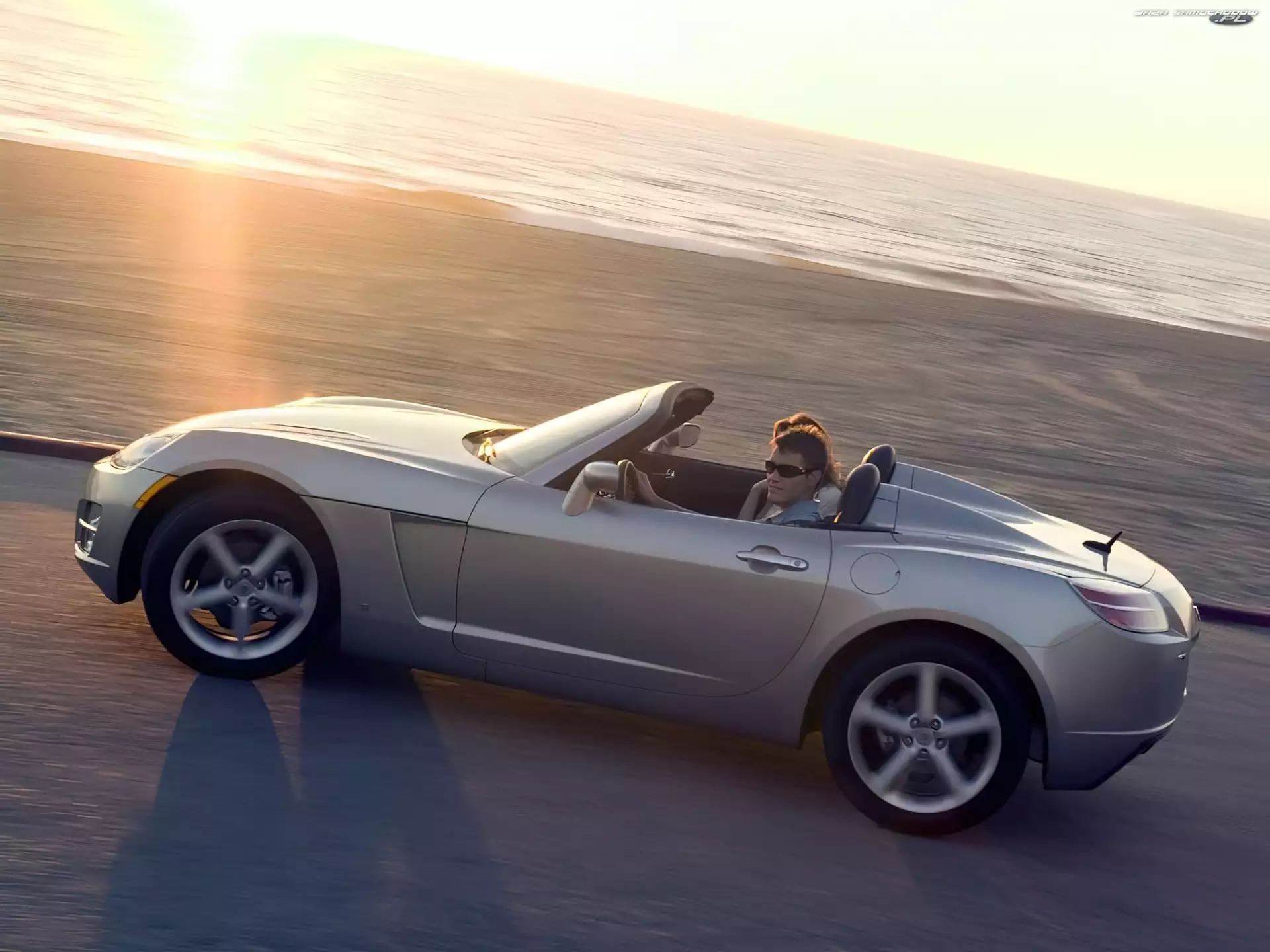 Saturn Sky, Cabrio, Plaża