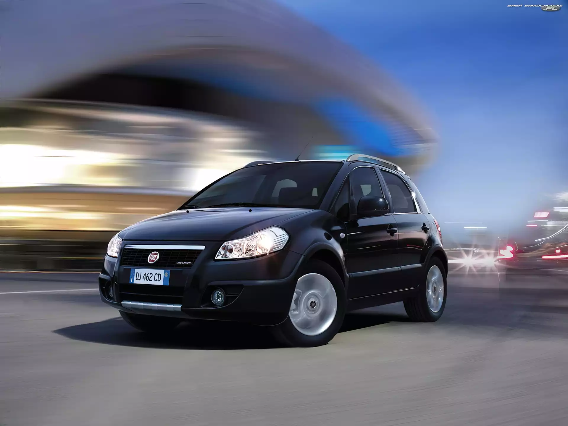 Światła, Fiat Sedici, Reklama