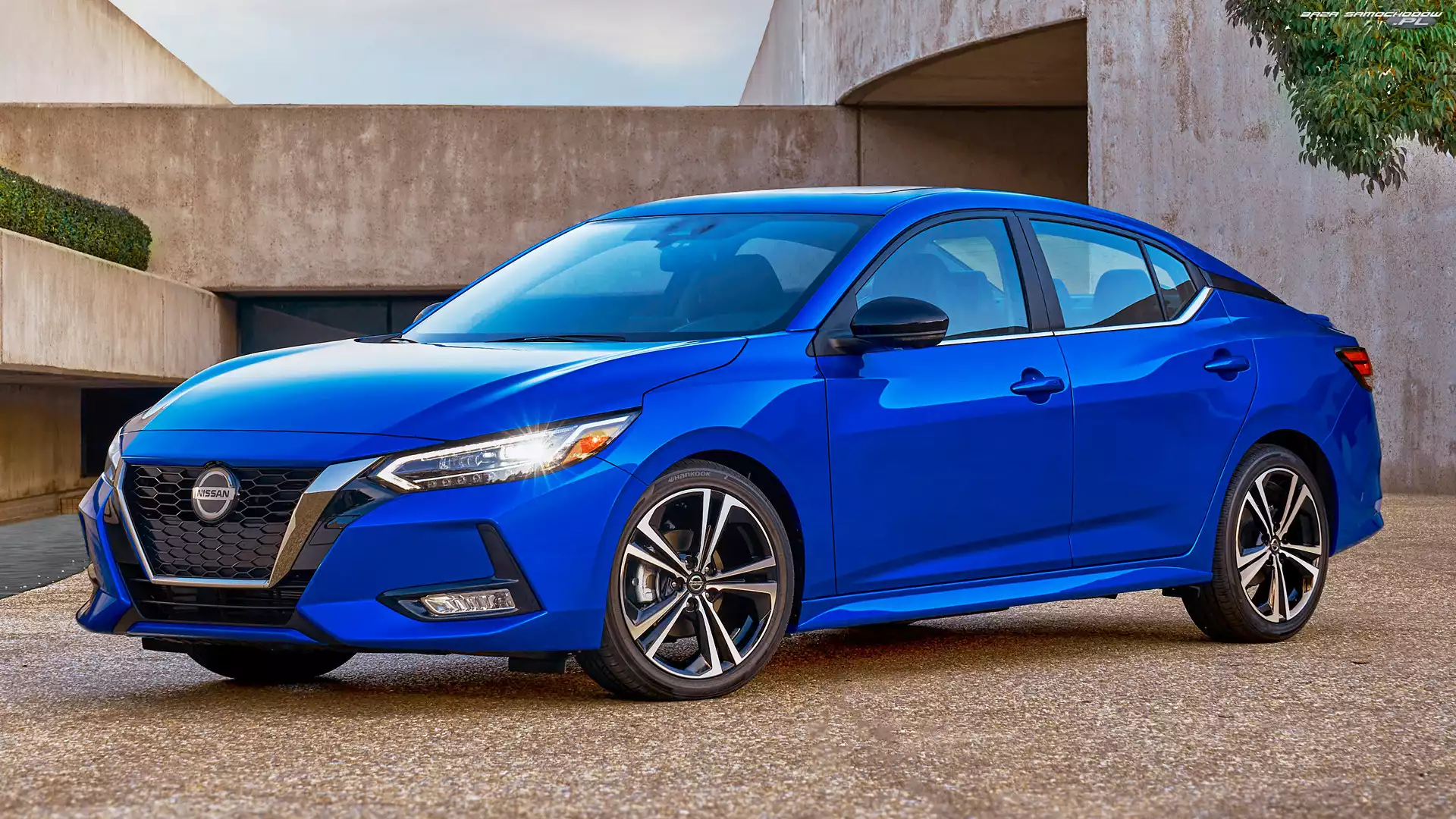 2020, Niebieski, Nissan Sentra