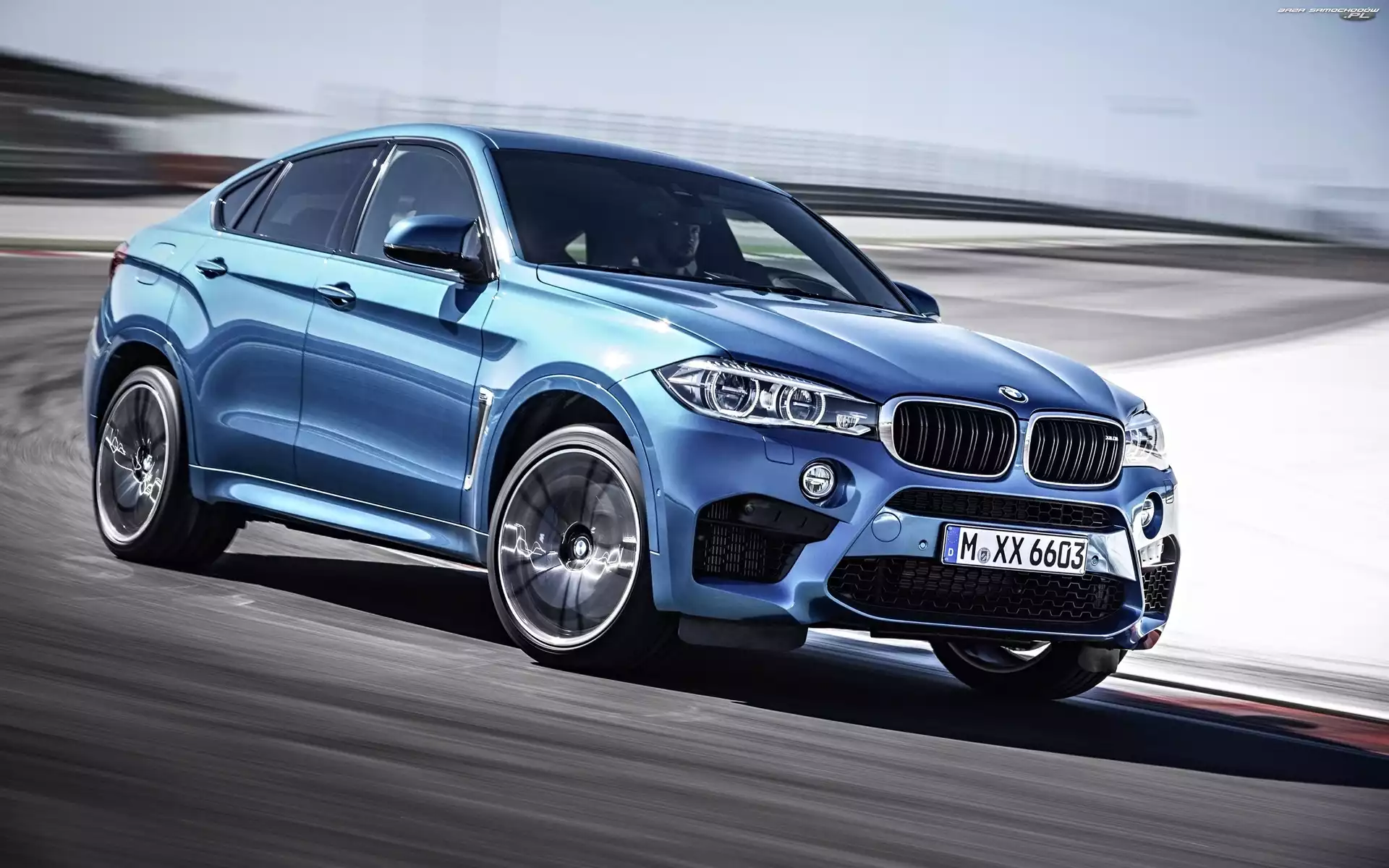 seria M, X6, Samochód, Błękitny, BMW