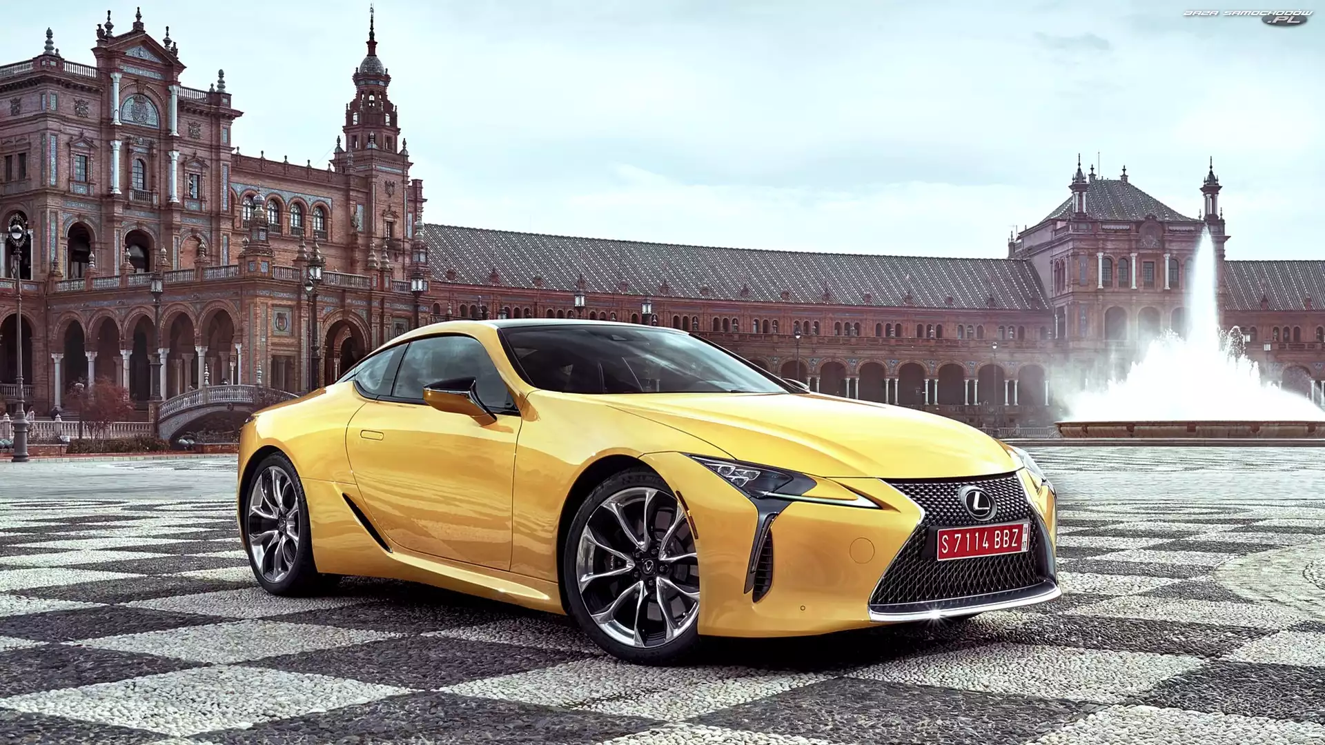 Sewilla, Żółty, Lexus LC500