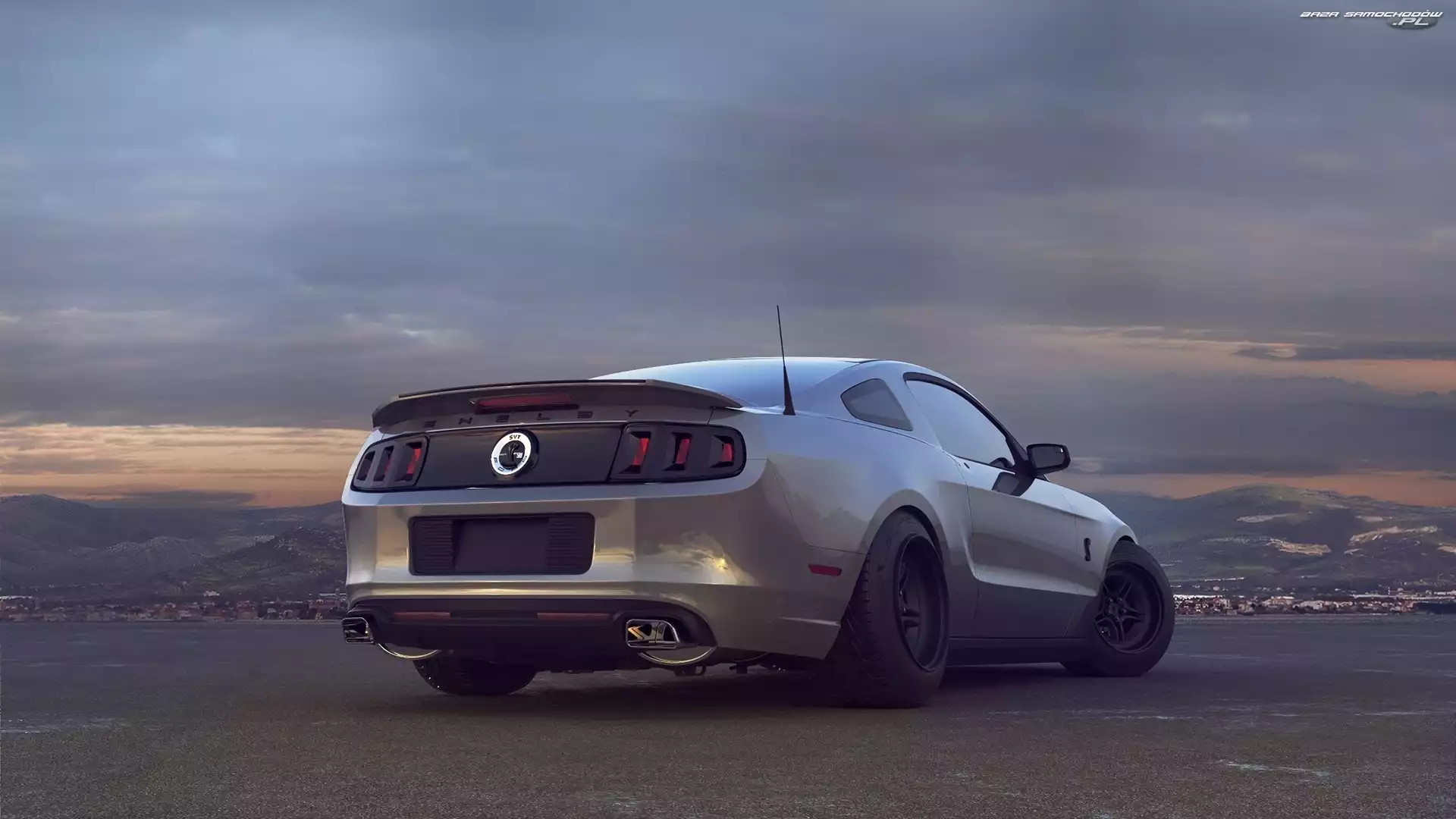 Horyzont, Shelby, Ford, Droga, Góry, Mustang, GT 500