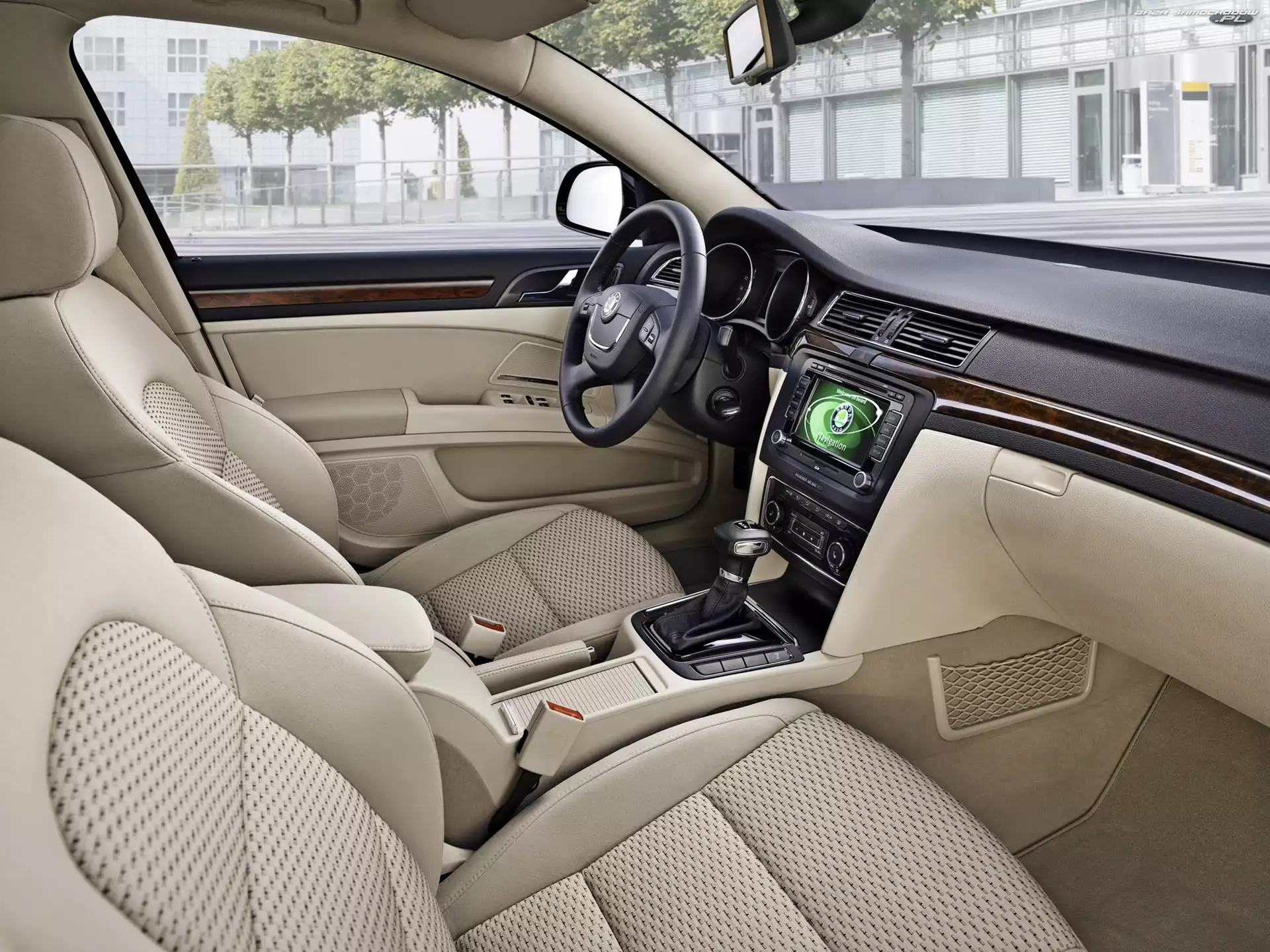 Siedzenia, Wnętrze, Skoda Superb